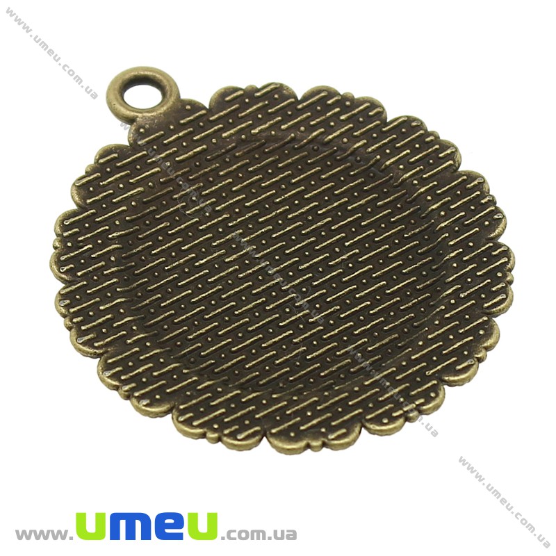 Основа кругла, 39х34 мм, 20 мм, Антична бронза (OSN-028263)