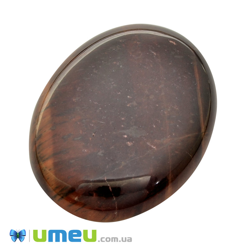 Кабошон нат. камінь Бичаче око, Овал, 40х30 мм (KAB-050588)