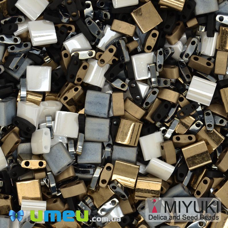 Бісер японський Miyuki TILA №mix15, Різнокольоровий (BIS-046100)