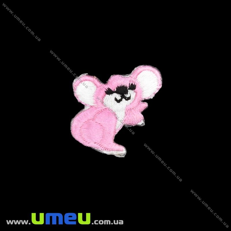 Термоаплікація дитяча Мишка, 3х2,5 см (APL-027742)