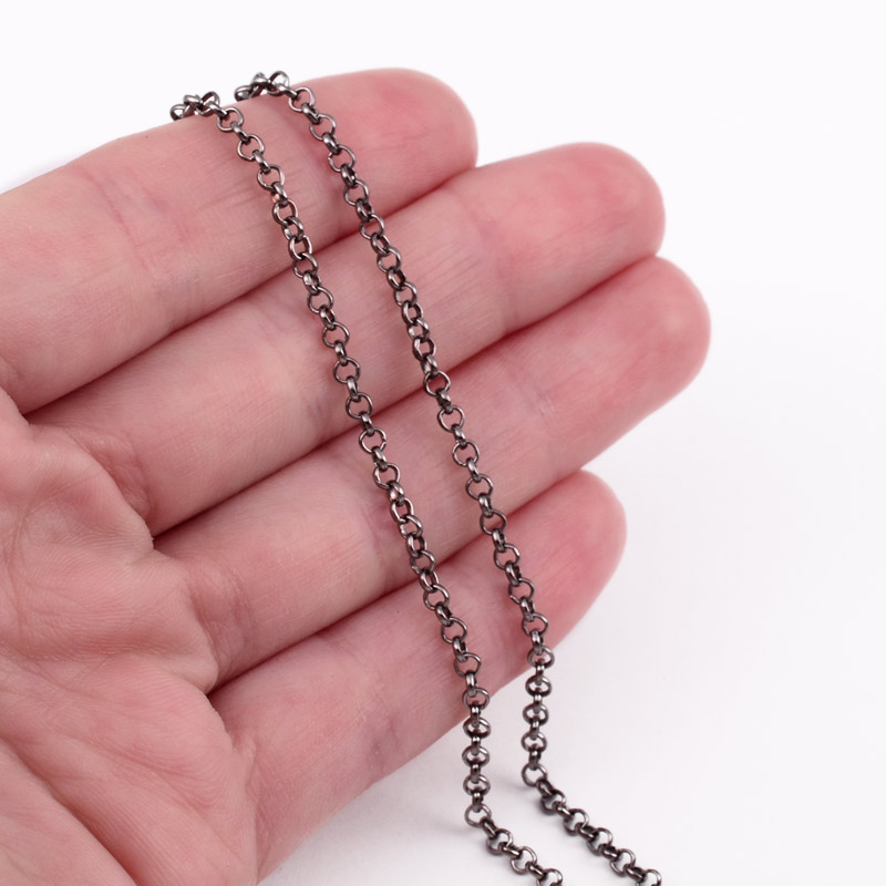 Ланцюг, Чорний, 2,5 мм (ZEP-056054)