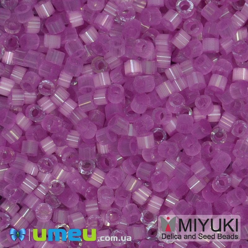 Бісер японський Miyuki Delica 11/0 DB1808, Сатин рожевий (BIS-045516)