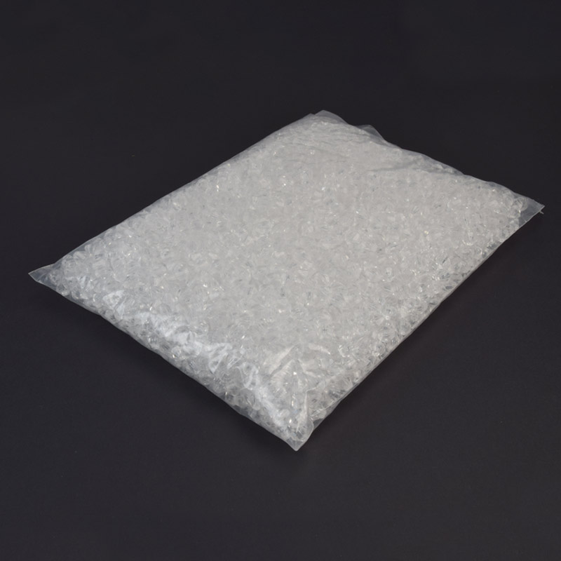 Намистини для сумок ОПТ Акрилові, Біконуси, 8х8 мм, Прозорі (BUS-059928)