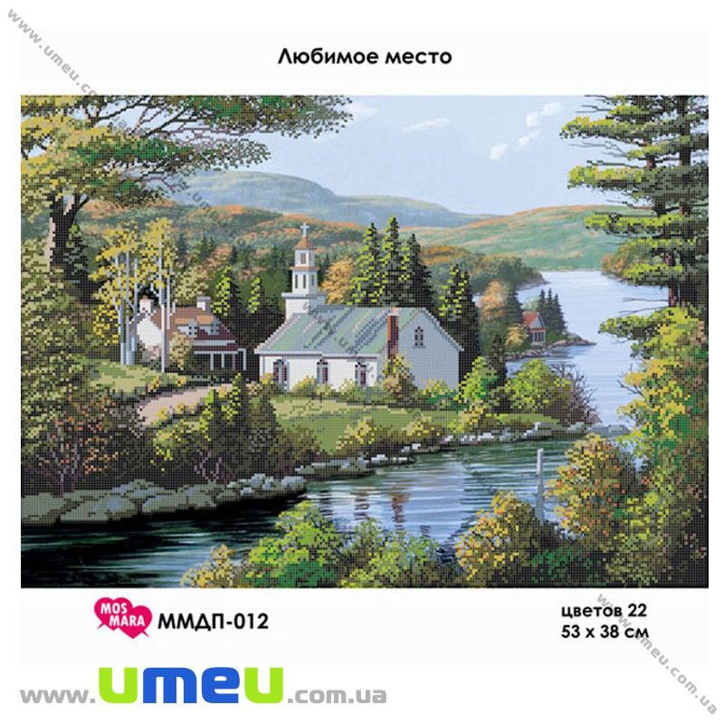 Схема для виш. бісером Мос Мара, Улюблені місця ММДП-012, 53х38 см (SXM-028995)