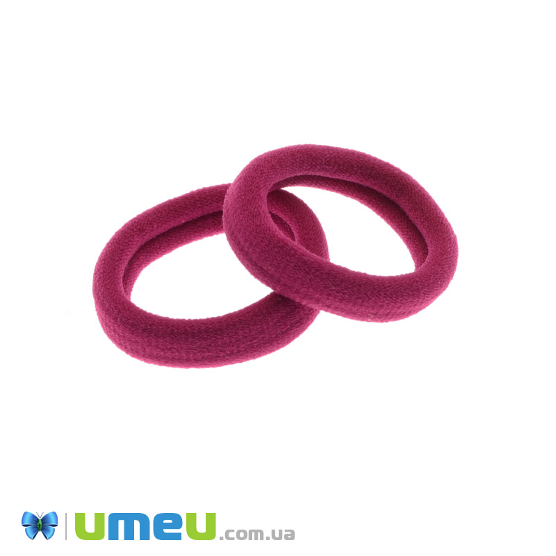 Резинка для волосся мікрофібра, 40 мм, Малинова темна (OSN-041640)