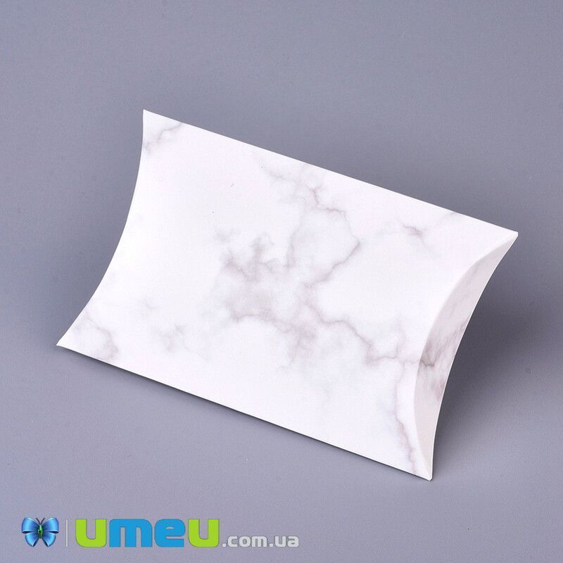 Збірна картонна коробочка, 12,3х7,6х2,5 см, Біла (UPK-042994)