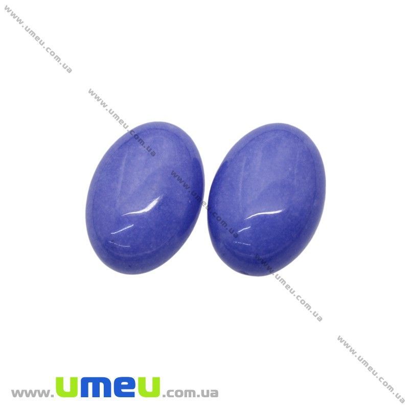 Кабошон нат. камінь Нефрит синій, Овал, 18х13 мм (KAB-025954)
