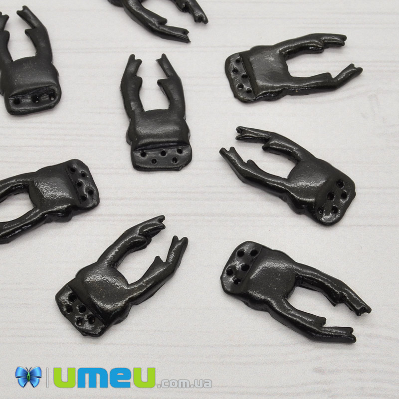 Голова жука-оленя, Чорний, 29 мм (OSN-040419)