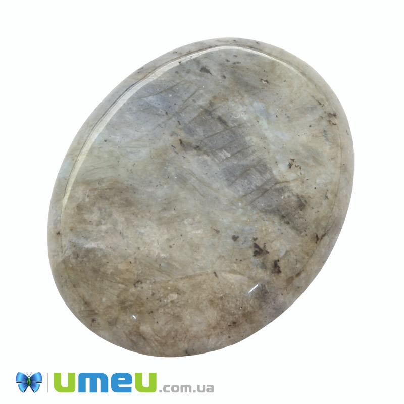 Кабошон нат. камінь Лабрадорит, Овал, 40,2 х30,2 мм (KAB-050577)