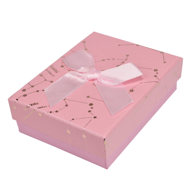 Подарункова коробочка Прямокутна, 9х7х3 см, Рожева (UPK-053849)
