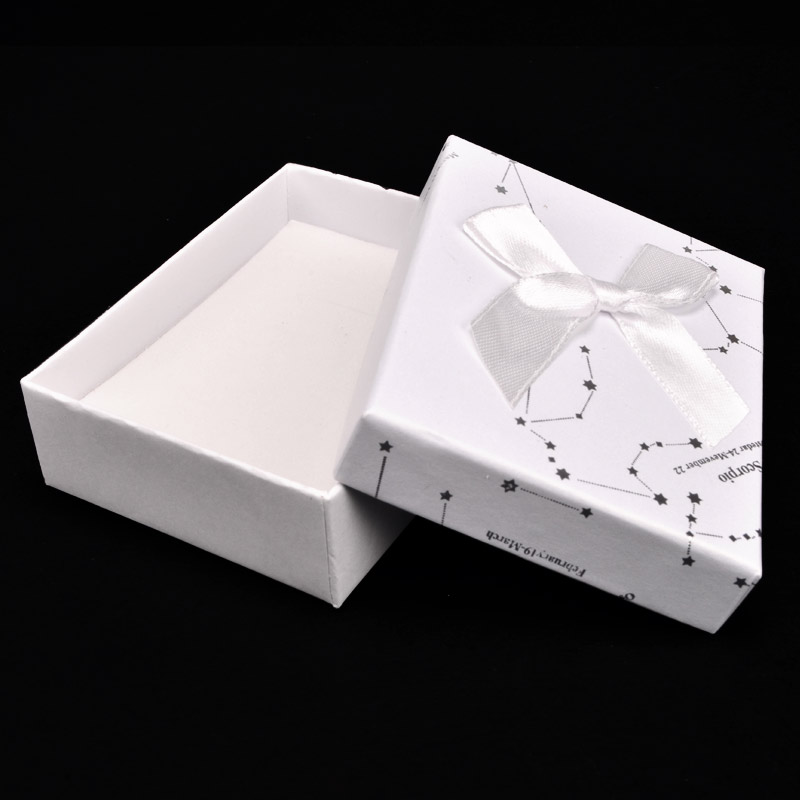 Подарункова коробочка Прямокутна, 9х7х3 см, Біла (UPK-053847)