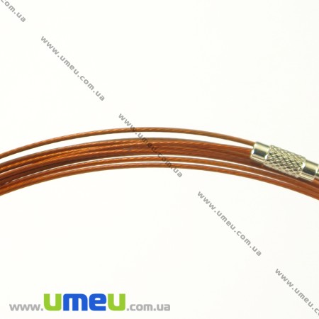 Основа для кольє Чокер, Помаранчева, 44 см (OSN-000648)