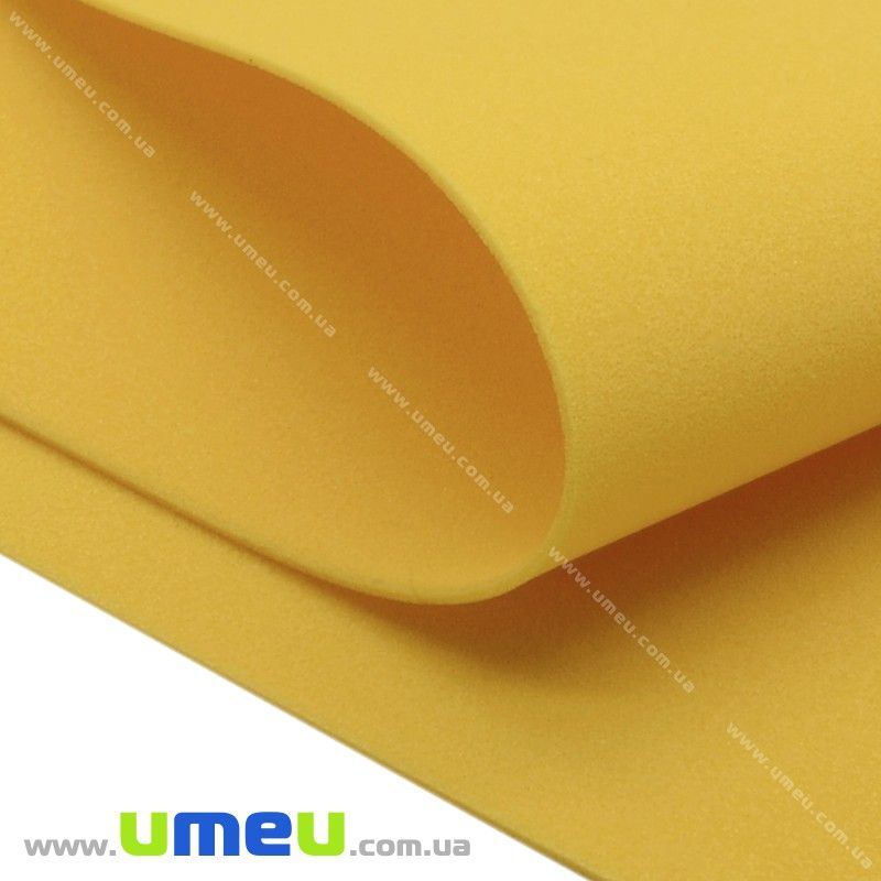 Фоаміран (Іран), 60х70 см, 006 Жовтий темний (FOM-013326)