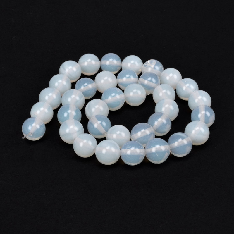 Бусины Опалит, Синт. камень, 10 мм, Круглые (BUS-051618)