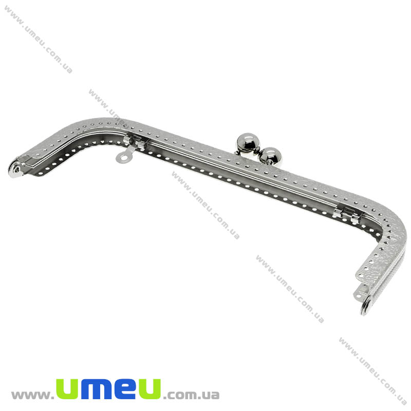 Фермуар металлический, Темное серебро, 18х8,5 см (BAG-002383)