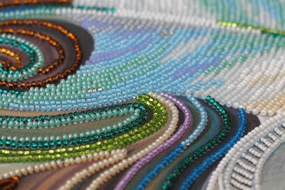 Набір для вишивання бісером на полотні Абрис Арт, Принцеса флори, 40х30 см (SXM-024892)