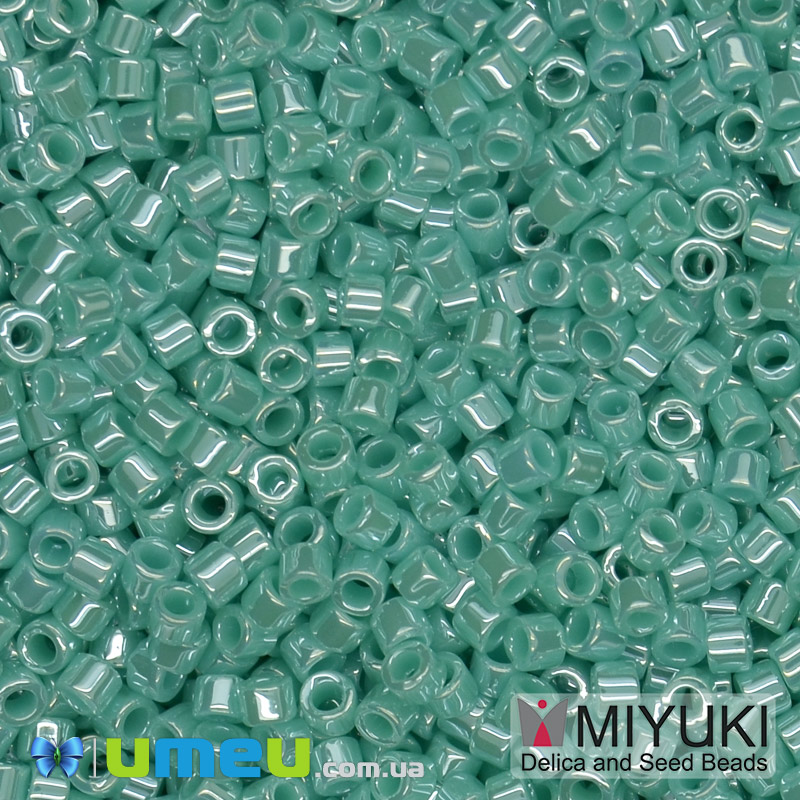 Бісер японський Miyuki Delica 11/0 DB1567, Бірюзовий (BIS-045407)