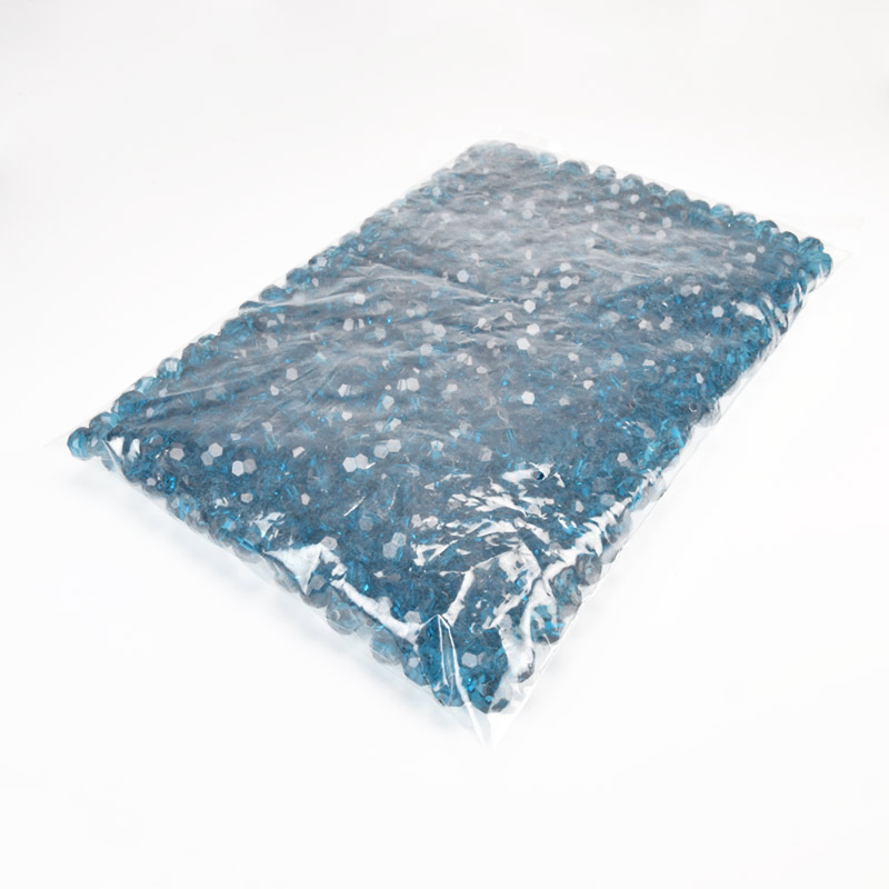 Бусины для сумок ОПТ, Акриловые, Круглые граненые, 10 мм, Бирюзовые (BUS-059893)