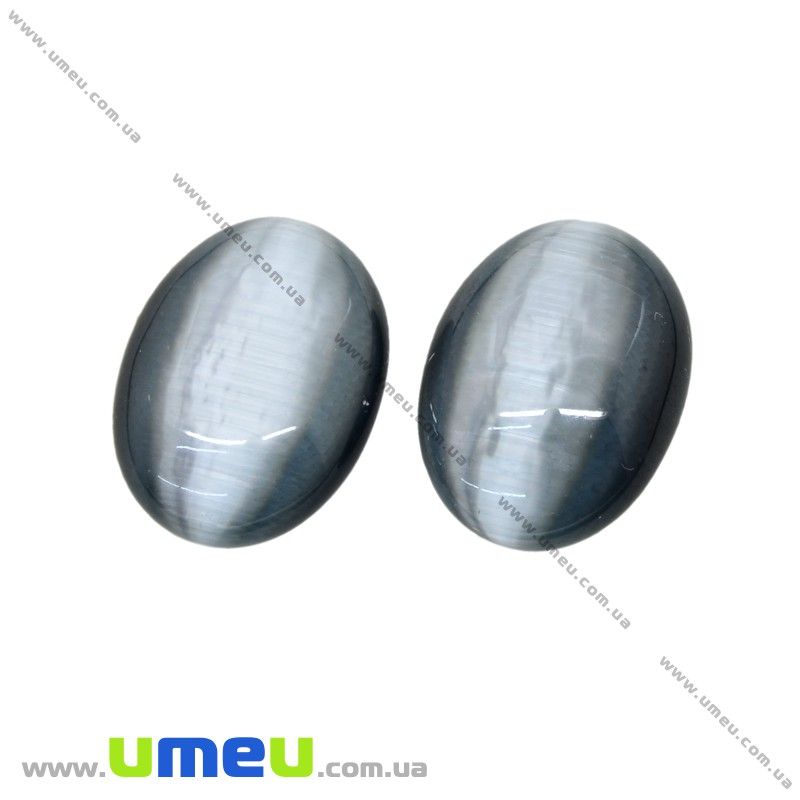 Кабошон нат. камінь Улексит, Овал, 14х10 мм (KAB-031749)