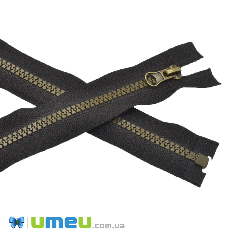 Молния тракторная разъемная 100 см, Тип 5, Черная (ZIP-060411)