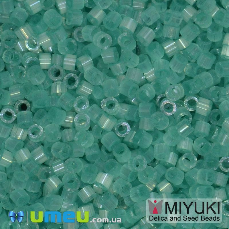 Бісер японський Miyuki Delica 11/0 DB1812, Сатин м'ятний (BIS-045520)