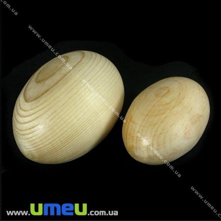 Дерев'яне яйце, 65х45 мм, Вільха (DEC-001883)