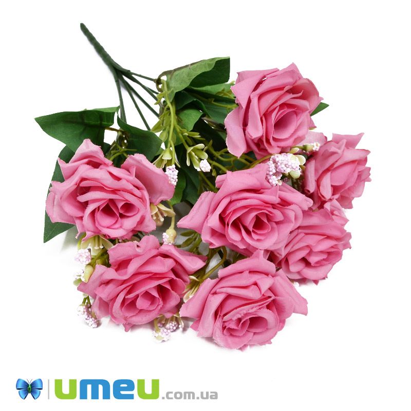 Букет троянд, 33 см, Рожевий (DIF-045801)