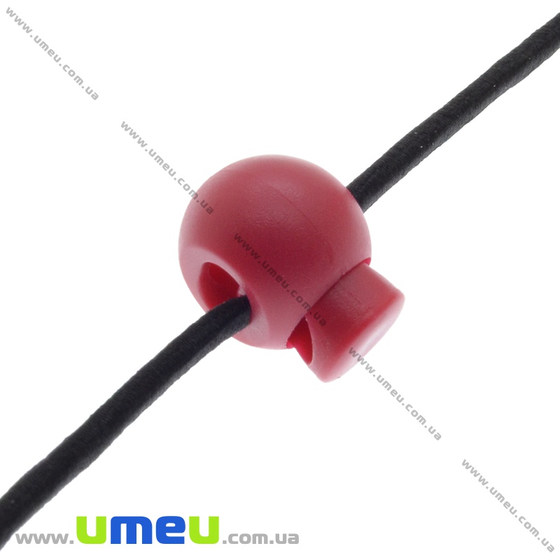 Фиксатор для шнура пластиковый на 1 отверстие, 22х18х13,5 мм, Голубой (SEW-035956)