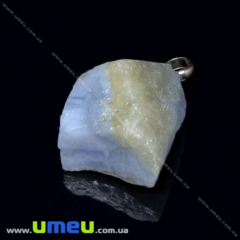 Подвеска из натурального камня Сапфирин, 32х21х20 мм (POD-026130)