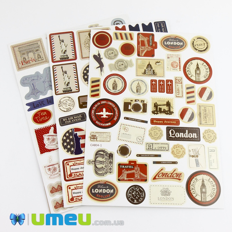 Набір для виготовлення 3-х вітальних коробочок-листівок (DIF-039190)