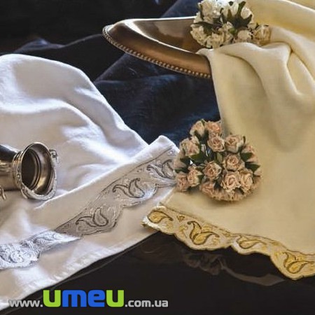 Тасьма Fantastic люрексова, 48 мм, Срібляста (LEN-010961)