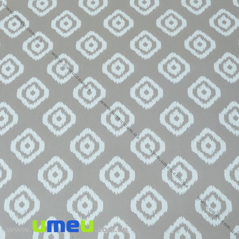 Пакувальний папір Ромби, Бежевий, 70х100 см (UPK-035537)