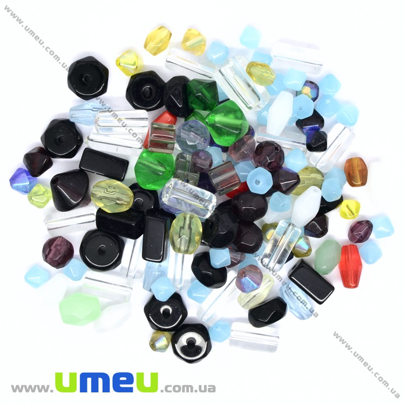 Намистини скляні Мікс (BUS-033106)