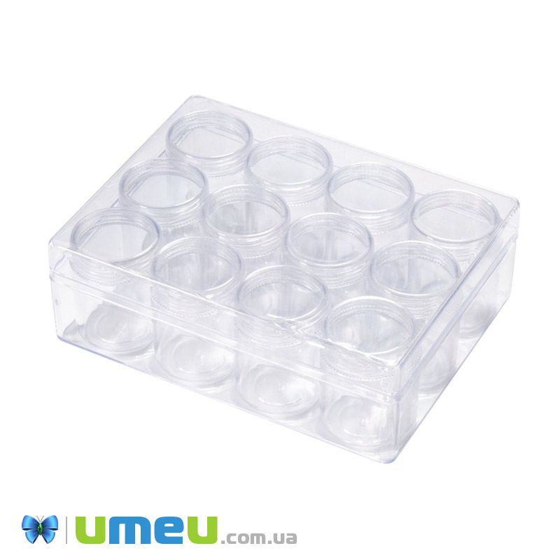 Організатор з контейнерами для зберігання 4,9х3,9 см, 16х12 см (INS-040332)