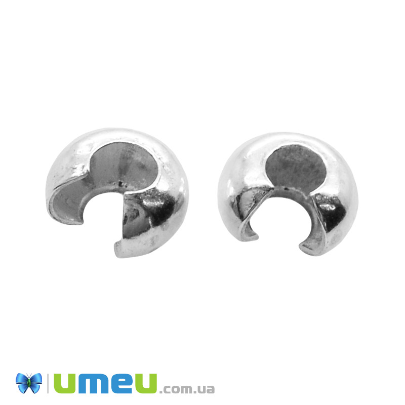Кримп Срібло (925 проба), 3х2 мм (SER-009992)