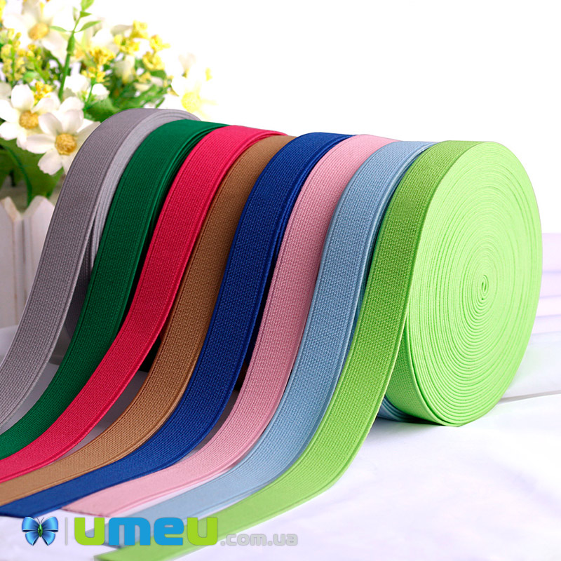 Резинка плоска 15 мм, Салатова (LEN-044751)