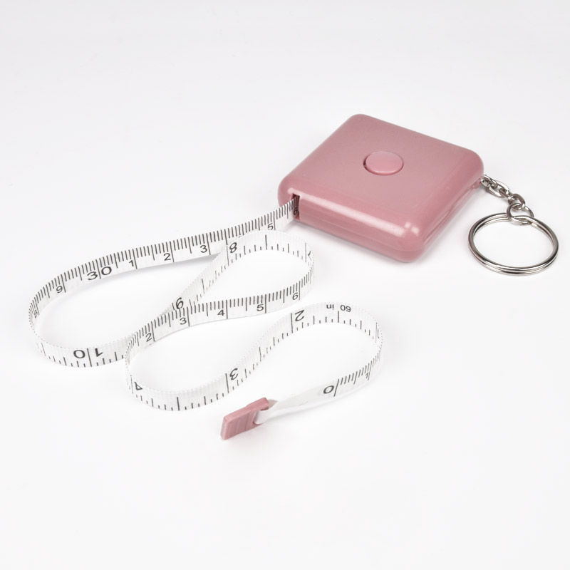 Сантиметрова стрічка двостороння (см/дюйм), Рожева (SEW-061003)