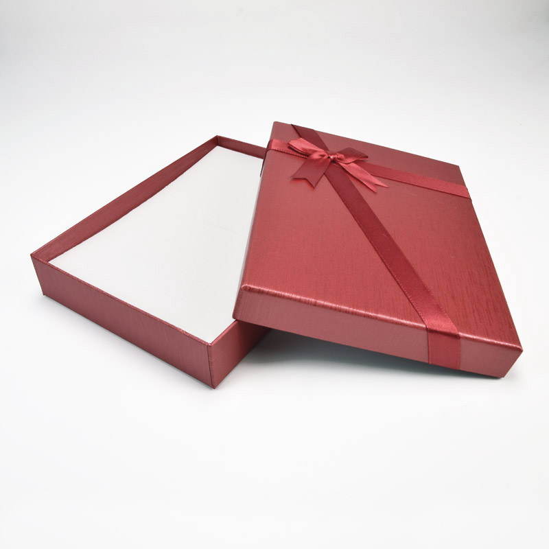 Подарункова коробочка Прямокутна, 16х12х3 см, Бордова (UPK-035946)