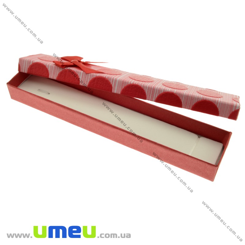 Подарункова коробочка Прямокутна, 21х4х2,5 см, Червона (UPK-023202)