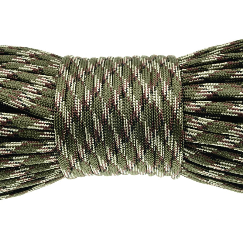 Шнур паракорд семижильный меланж 4 мм, Хаки (LEN-024933)