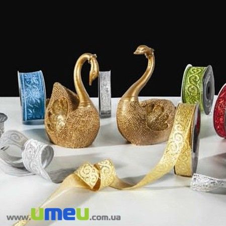 Тесьма Fantastic люрексовая, 16 мм, Серебристая (LEN-010906)