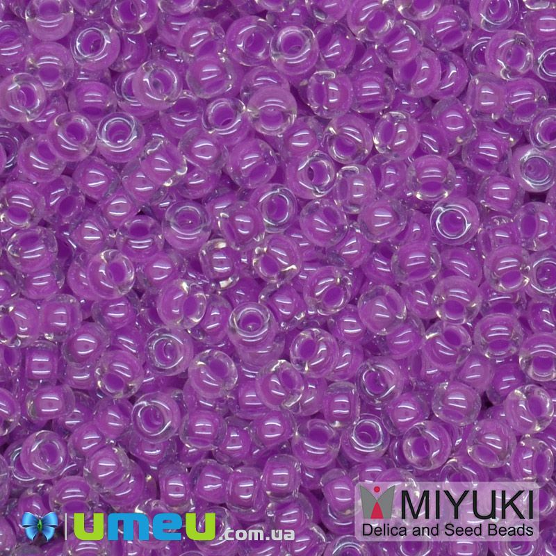 Бісер японський Miyuki круглий RR 11/0 №4303, Бузковий неоновий (BIS-045717)