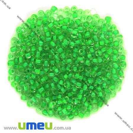 Бісер китайський великий, 6/0, Салатовий профарбованих, 4 мм (BIS-003525)