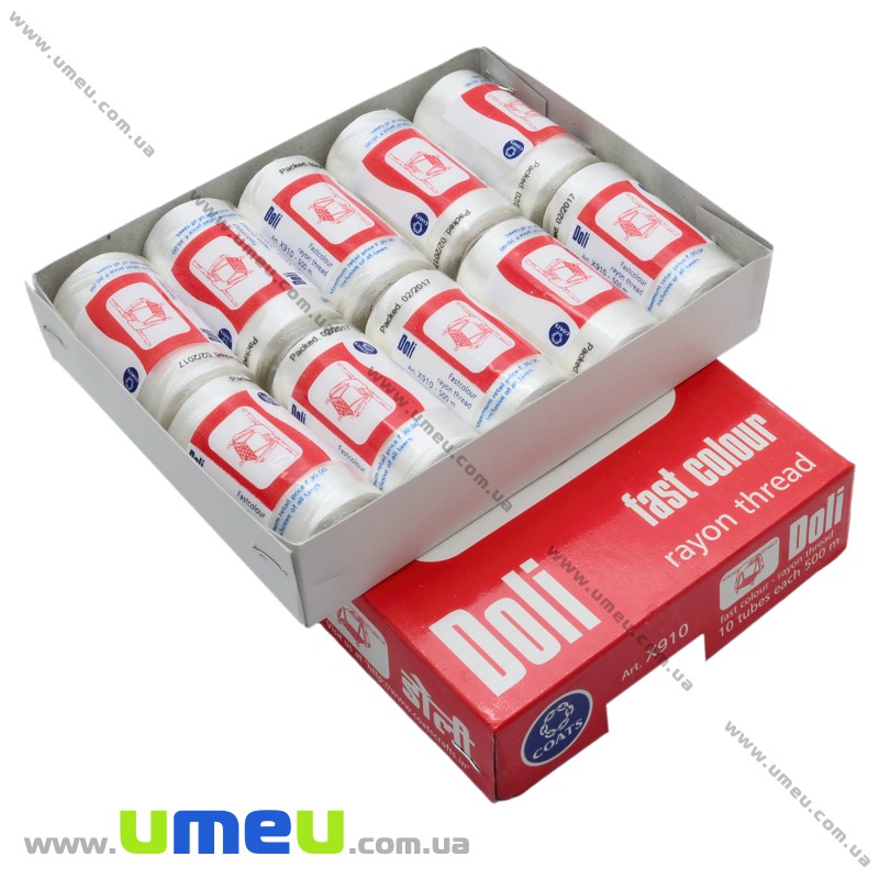 Нитки шовкові Doli, Теракотові 107, 500 м (MUL-022681)