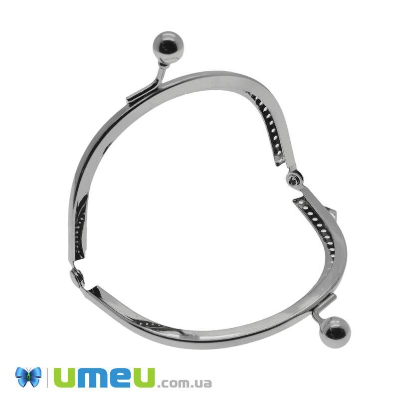 Фермуар металевий, Чорний, 8,8х7 см (BAG-042117)