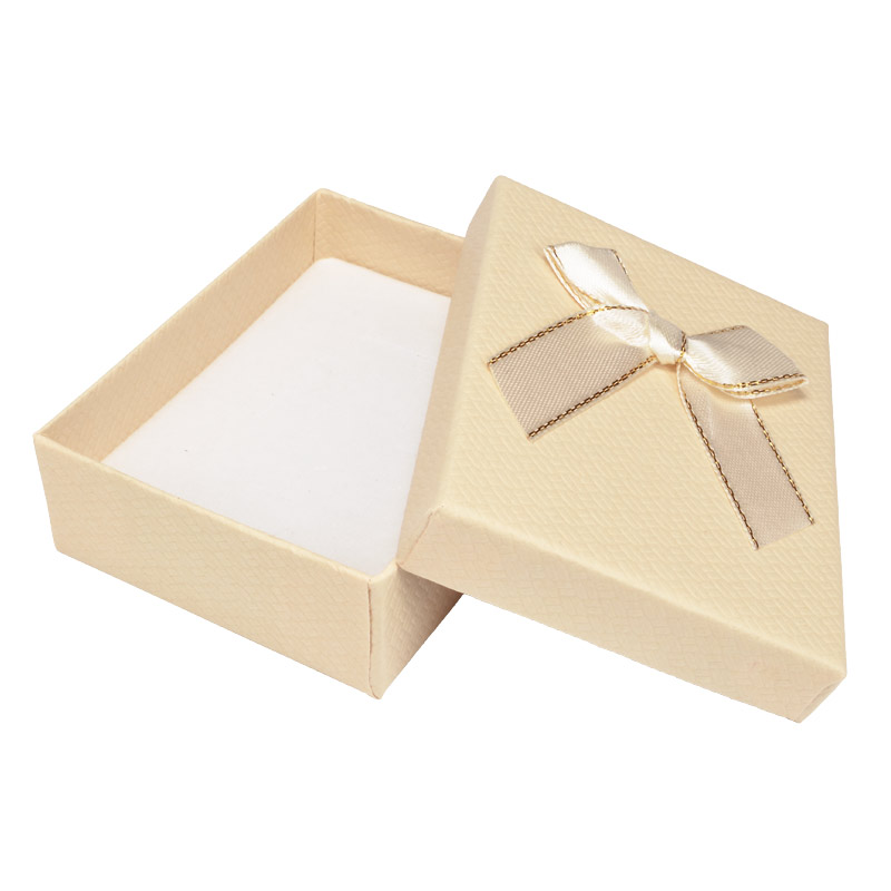 Подарочная коробочка Прямоугольная, 9х7х3 см, Бежевая (UPK-053791)