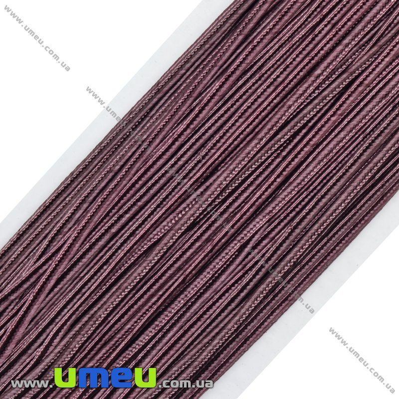 Сутажный шнур, 3 мм, Коричневый, 1 м (LEN-010491)