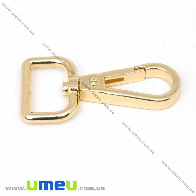 Замок-карабин поворотный, Золото, 53х27 мм (ZAM-036192)