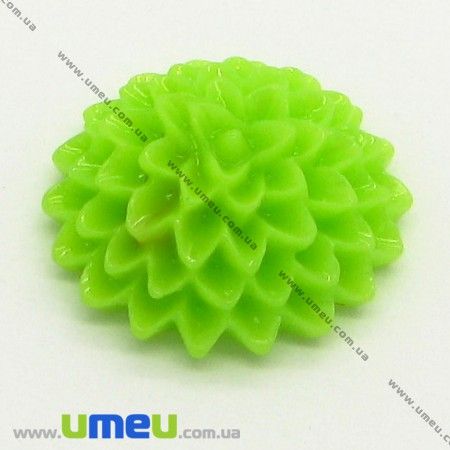 Кабошон з полімерної глини Хризантема саталовая, 15 мм (KAB-003707)