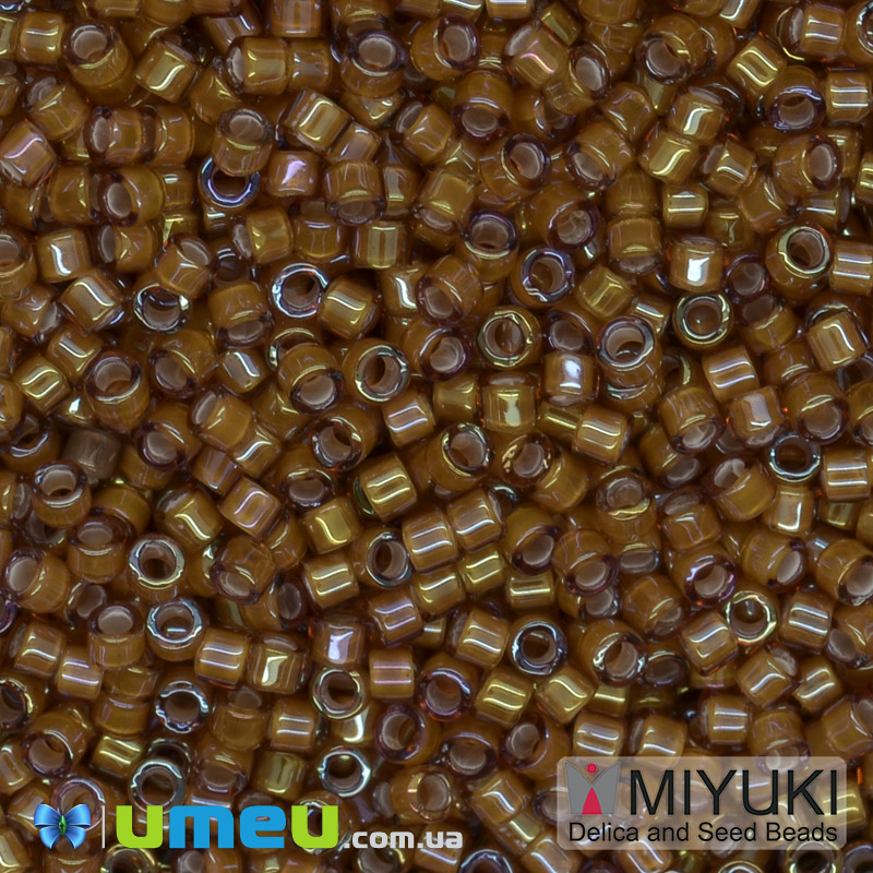 Бісер японський Miyuki Delica 11/0 DB1779, Коричневий АВ (BIS-045412)